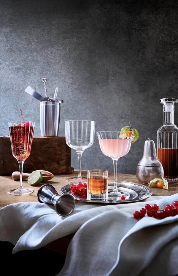 Luigi Bormioli Bach – Lot de 4 flûtes à champagne 21 cl | Cristal ultra‑transparent | Design élancé marque Luigi Bormioli flûtes champagne 21 cl 5 Luigi Bormioli Bach – Lot de 4 flûtes à champagne 21 cl | Cristal ultra‑transparent | Design élancé