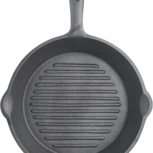 KitchenCraft – Poêle en fonte ronde 24 cm | Naturellement antiadhésive | Tous feux + induction | Cuisine saine KitchenCraft cuisson saine sans graisse KitchenCraft – Poêle en fonte ronde 24 cm | Naturellement antiadhésive | Tous feux + induction | Cuisine saine