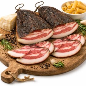 71eAeluTjgL._AC_SL1254_ Machegusto!® Lot de 2 Guanciale Affiné (1,2 kg) – L'Authentique Porc Italien pour Carbonara