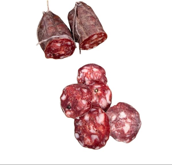 Soppressata au Vin Rouge Machegusto!® (290g) – L'Apéritif Artisanal de Campanie