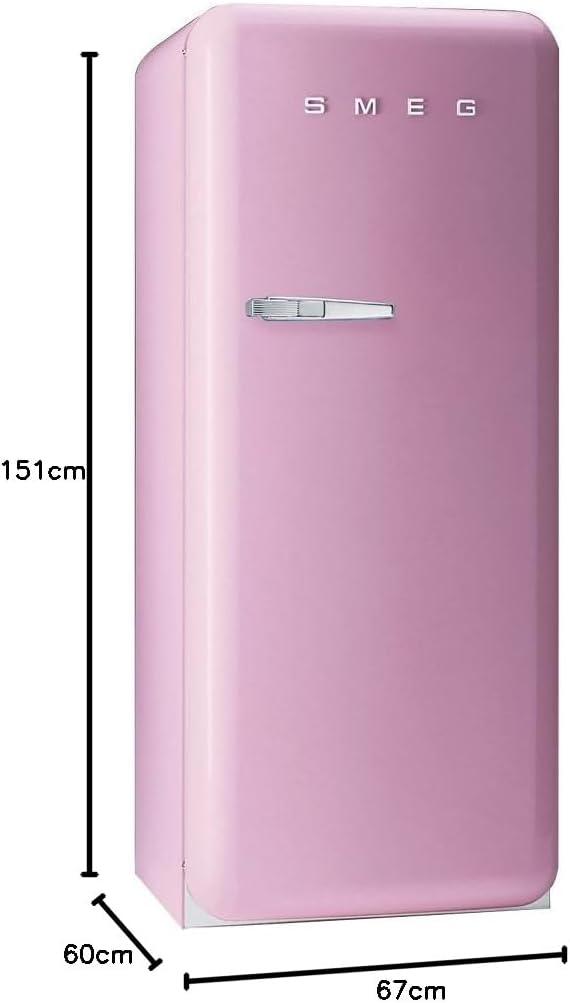 Réfrigérateur Monoporte Smeg FAB28 Rose Rétro 248L | Esprit Mezzogiorno