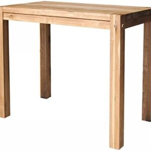41gI9aKL6UL._AC_ Table Haute Chêne Massif Lodge 120cm Meuble House | Esprit Mezzogiorno