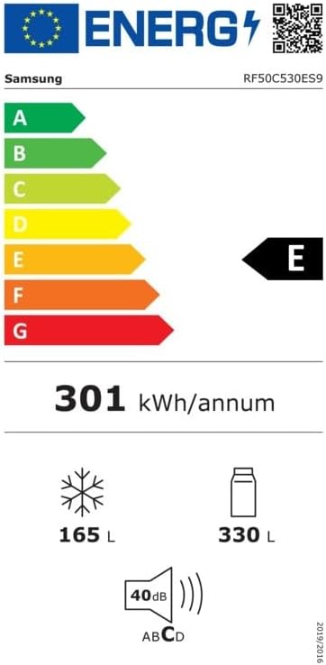 41ngi1bh0YL._AC_ Samsung RF50C530ES9 Refrigerateur French Door 3 Portes 495L Gris Inox