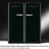 Réfrigérateur Années 50 Smeg FAB28 Noir Brillant 248L | Esprit Mezzogiorno