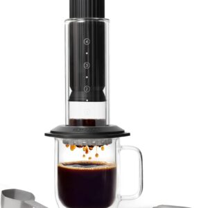 513qbMHeXNL._AC_SL1500_ AeroPress Premium Cafetière Piston Verre Inox Aluminium Noir