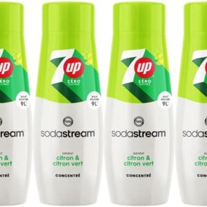 5163ylRyy9L._AC_SL1080_ Lot de 6 Concentrés SodaStream 7Up citron vert Zéro Sucres 440ml - Préparez 54L