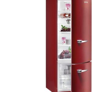 Gorenje RK 60319 Refrigerateur Congelateur Retro Bordeaux Classe A++