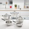 51H+JqXhcUL._AC_ Poêle Inox Lagostina Tempra INOX Ø 24cm | Fond Lagotherm Induction