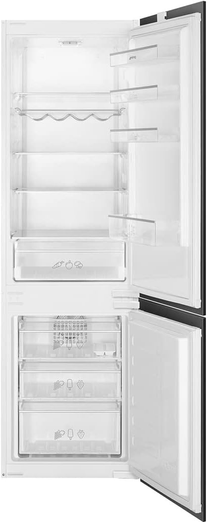 Réfrigérateur Combiné Encastrable Smeg C3170NE 262L Niche 178cm | Esprit Mezzogiorno