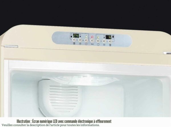 51RUSU18peL._AC_SL1200_ Réfrigérateur Combiné Smeg FAB32 Blanc Rétro 304L | Esprit Mezzogiorno