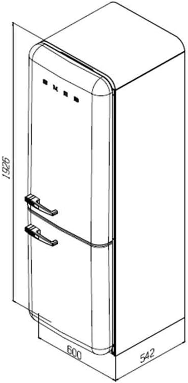 51VGJqw4BaL._AC_SL1200_ Réfrigérateur Combiné Smeg FAB32 Blanc Rétro 304L | Esprit Mezzogiorno
