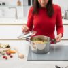 51aQpmSNdLL._AC_ Casserole Inox Lagostina Tempra Acier Ø 26cm + Couvercle | Induction