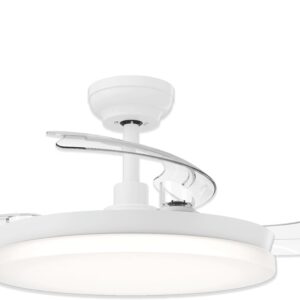 Philips Solr Plafonnier Ventilateur LED Pales Rétractables 106cm 4500lm Moteur CC