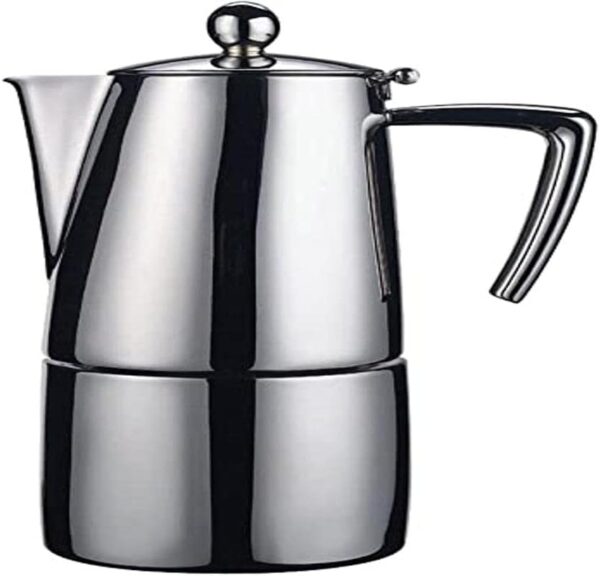 51lEVa9Tr9L._AC_SL1200_ Cafetière Italienne Inox Induction Ilsa Slancio | 10 Tasses & 2 Tasses