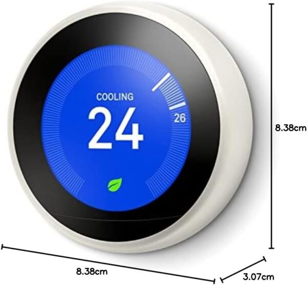 51lrXOs7xoL._AC_SL1012_ Google Nest Learning Thermostat 3eme Generation Argent Wi-Fi