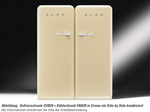 Réfrigérateur Monoporte Smeg FAB28 Crème Rétro 248L | Esprit Mezzogiorno