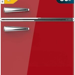 Réfrigérateur Vintage Cecotec Bolero 86L Total No Frost Rouge | Esprit Mezzogiorno