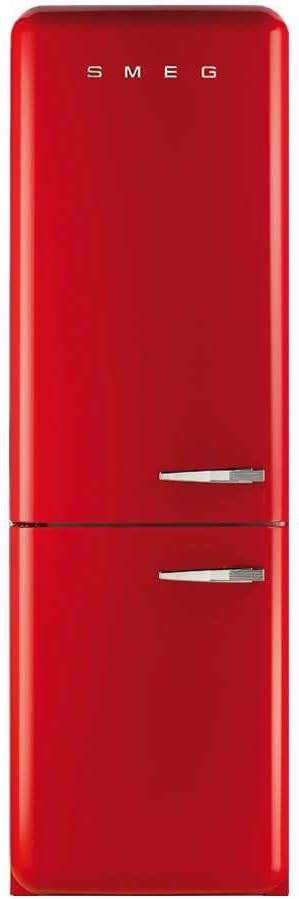Réfrigérateur Combiné Smeg FAB32 Rouge Rétro Années 50 321L | Esprit Mezzogiorno