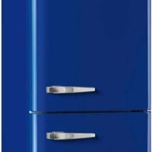 Réfrigérateur Combiné Smeg FAB32 Bleu Azur Rétro 304L | Esprit Mezzogiorno
