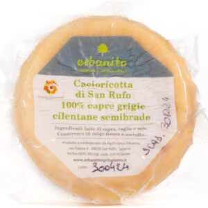 Cacioricotta di San Rufo Erbanito Fromage de Chèvre Artisanal | Esprit Mezzogiorno