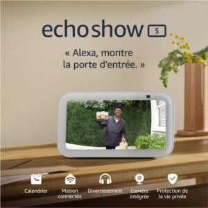 613lXQfd-rL._AC_SL1000_ Amazon Echo Show 5 (3e gén) Écran Connecté 5,5" Caméra & Alexa+ Bleu-Gris | Esprit Mezzogiorno
