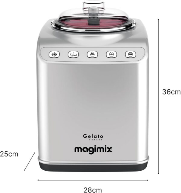 614XIqsSIjL._AC_SL1500_ Turbine à Glace Magimix Gelato Expert 11680 - Sorbetière Professionnelle 2L