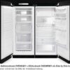 Réfrigérateur Années 50 Smeg FAB28 Noir Brillant 248L | Esprit Mezzogiorno