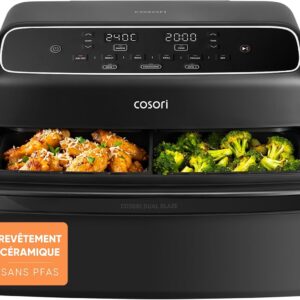 61AjKl0gs6L._AC_SL1500_ Cosori Air Fryer TwinFry Compact 8,6L - Friteuse sans Huile Dual Blaze