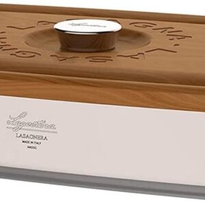61ECaMbepyL._AC_SL1500_ Plat à Lasagnes Inox Lagostina La Lasagnera 35x22 cm – Couvercle Cerisier
