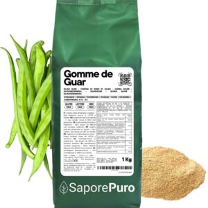 61GqaNWROhL._AC_SL1080_ Farine de Graine de Guar SaporePuro 1 kg | Gomme de Guar Pure