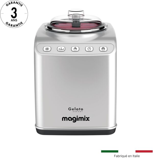 61HimuXCALL._AC_SL1500_ Turbine à Glace Magimix Gelato Expert 11680 - Sorbetière Professionnelle 2L