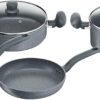 61Nd32C2SgL._AC_SL1500_ Batterie de Cuisine Antiadhésive Lagostina Antea 8 Pcs | Gaz & Vitro