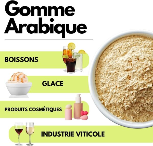 61Y0a6pN-4L._AC_SL1080_ Gomme Arabique en Poudre SaporePuro 1 kg | Épaississant Acacia Pur