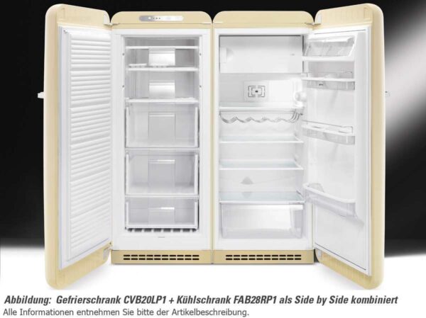 Réfrigérateur Monoporte Smeg FAB28 Crème Rétro 248L | Esprit Mezzogiorno