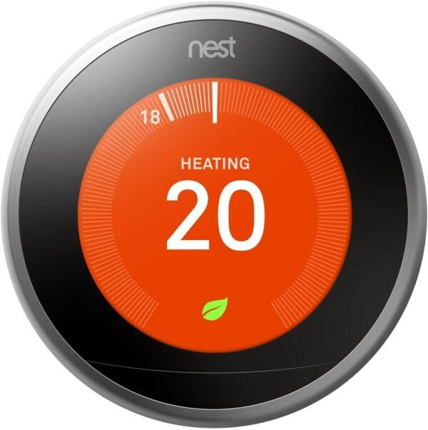 61dcA0301CL._AC_SL1117_ Google Nest Learning Thermostat 3eme Generation Argent Wi-Fi