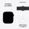 61elKcaSIhL._AC_SL1500_ Apple Watch Series 11 GPS 46mm Obsidienne Bracelet Sport Noir