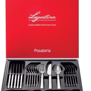 Ménagère 24 Pièces en Inox 18/10 Lagostina Ambra – Service de Table Premium