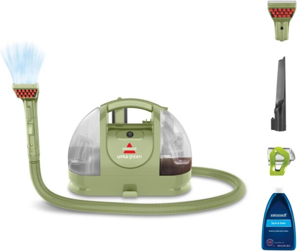 61kf66MuMJL._AC_SL1500_ (1) BISSELL Little Green Mini Detacheur Portable Tapis Canapes 41492