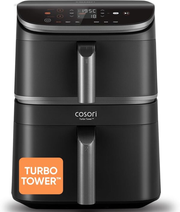 61r55aEE+5L._AC_SL1500_ Cosori Air Fryer Turbo Tower 10,8L - Friteuse sans Huile Verticale