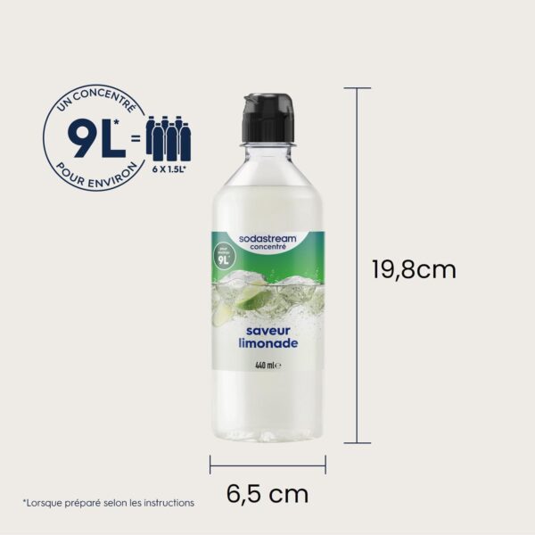 61u4f-BnXrL._AC_SL1500_ (1) Lot de 6 Concentrés SodaStream Limonade 440ml - Préparez jusqu'à 54L