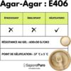 61w6bEnNVyL._AC_SL1080_ Agar Agar Poudre 500g SaporePuro | Gélifiant Végétal & Sans Gluten