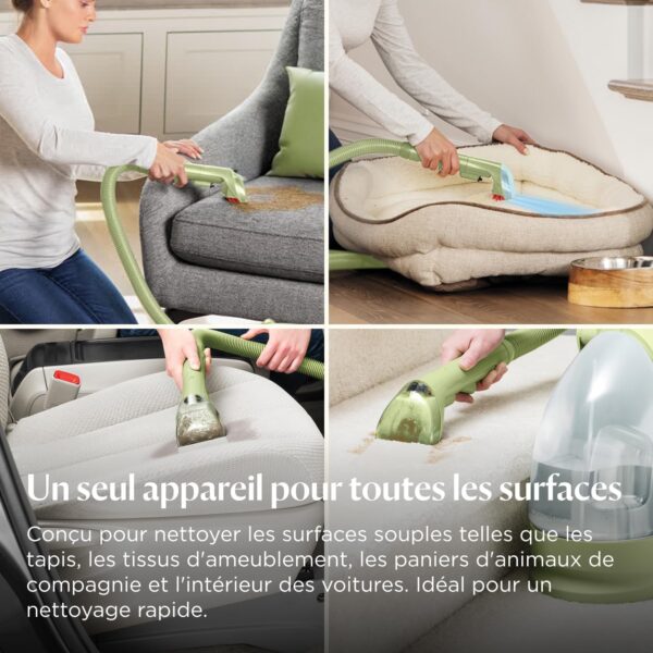 712qm6ZXufL._AC_SL1500_ BISSELL Little Green Mini Detacheur Portable Tapis Canapes 41492