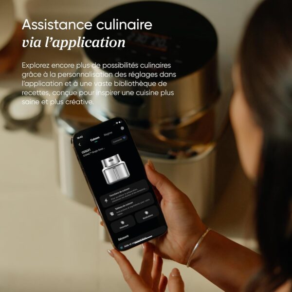 7133j9Lv4qL._AC_SL1500_ Cosori ICONIC Airfryer 6,2L Acier Inox - Friteuse sans Huile Céramique