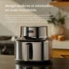 713QaWTkGTL._AC_SL1500_ Cosori ICONIC Airfryer 6,2L Acier Inox - Friteuse sans Huile Céramique