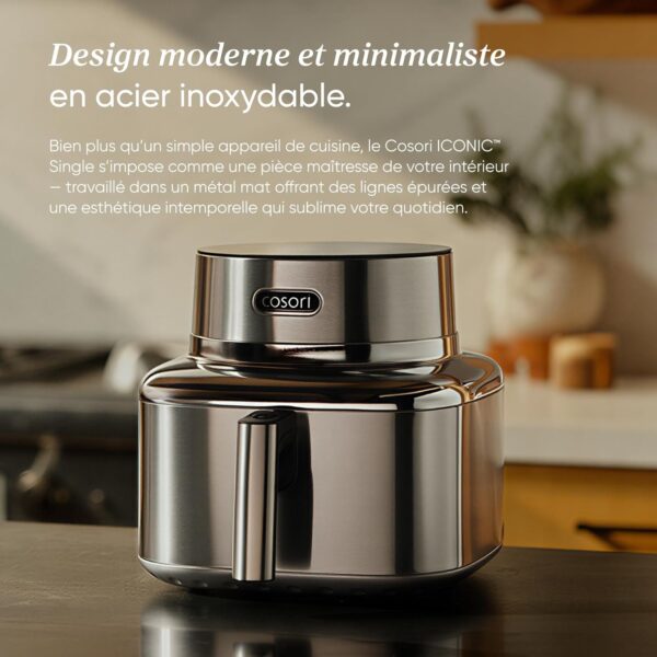 713QaWTkGTL._AC_SL1500_ Cosori ICONIC Airfryer 6,2L Acier Inox - Friteuse sans Huile Céramique