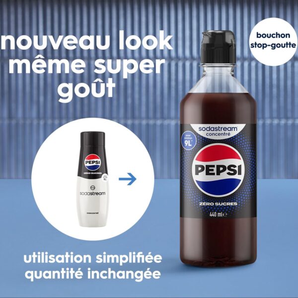 716XEhWXaqL._AC_SL1500_ Concentré SodaStream Pepsi Zéro Sucres 440ml - Préparez 9L de Soda