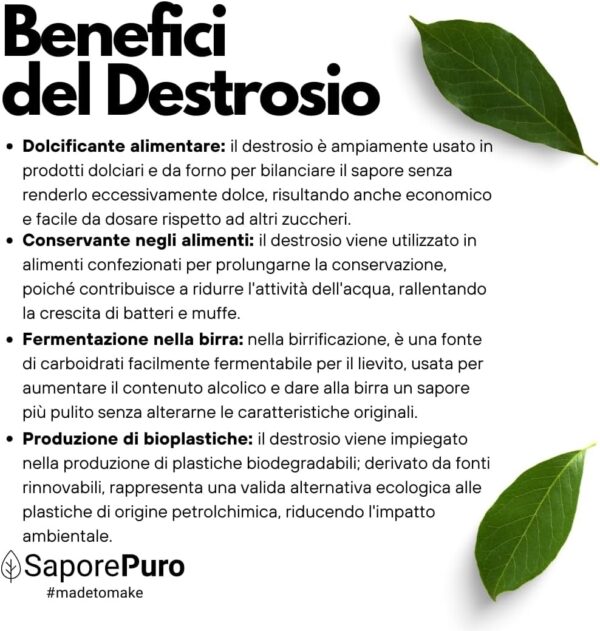717mVvNkz7L._AC_SL1080_ SaporePuro Dextrose en Poudre 1,5 kg | Idéal Glaces & Sorbets