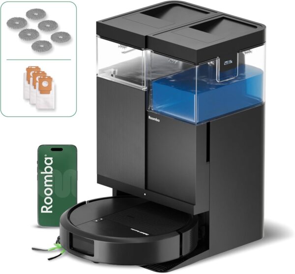 71AV3gsZ39L._AC_SL1500_ iRobot Roomba Plus 516 Combo Robot Aspirateur Laveur Noir 22KPa