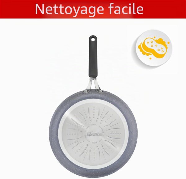 71FlPvVcNpL._AC_SL1500_ Poêle Induction Lagostina Tempra Minéral Ø 24cm | Antiadhésive Saine