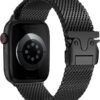 71GTy2U4JUL._AC_SX679_ Bracelet Milanais Titane Hatolove Apple Watch Ultra Series Boucle Parachute